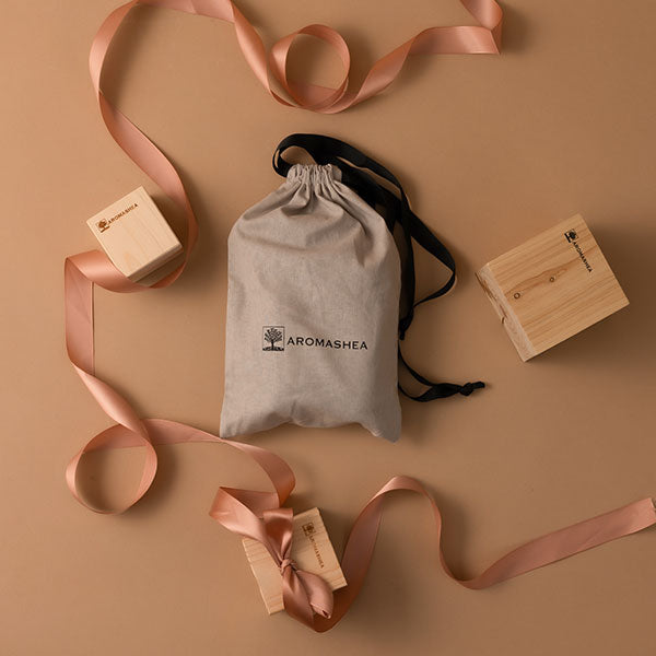 アロマシアラッピングバッグ AROMASHEAロゴ入り
