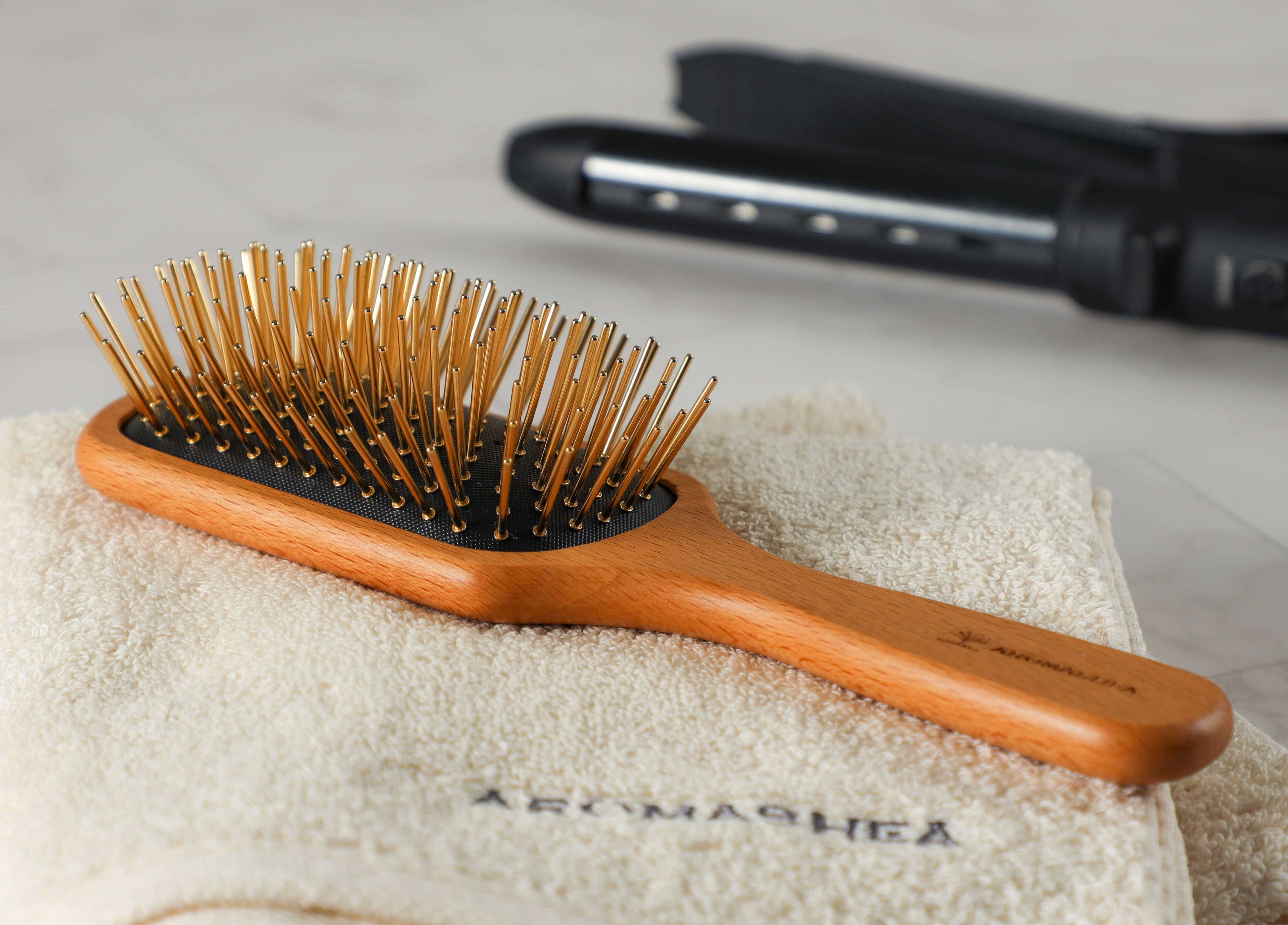 aromashea ゴールドヘアブラシ